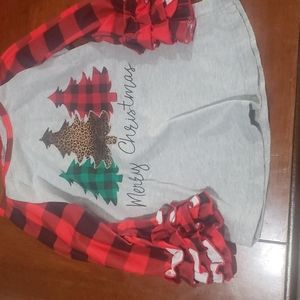 Girls Christmas top 4t